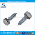 In Stock ASME/ANSI B 18.2.1 Blue Zinc Plated Hex Wood Screws